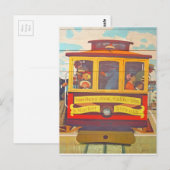 Retro San Francisco Reistoerisme Briefkaart (Voorkant / Achterkant)