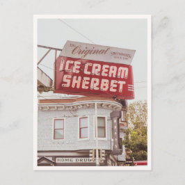 Retro San Francisco Swensons Neon Sign Photo Briefkaart