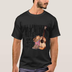 Retro Sand in Mijn Boots Westerne Cowgirl Cowboy B T-shirt