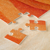 Retro Sand Streams Landscape Illustratie Sinaasapp Legpuzzel (Zijkant)