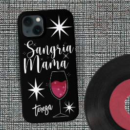  Retro Sangria Mama Custom Case-Mate iPhone Case