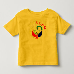 RETRO SANKOFA KIND KINDER SHIRTS