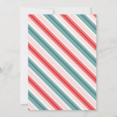 Retro Santa Baby Baby shower Kaart (Achterkant)