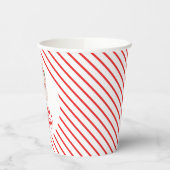 Retro Santa Baby kerst baby shower Papieren Bekers (Links)