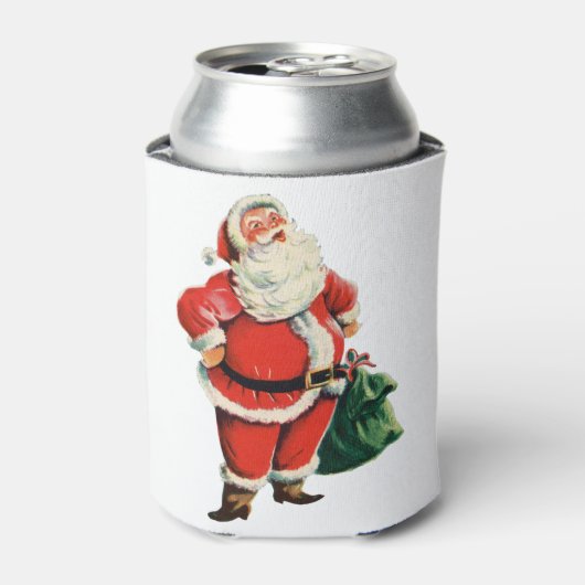 Retro Santa Blikjeskoeler (Blikje Voorkant)
