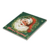 Retro Santa Ceramic Tile Tegeltje (Zijkant)