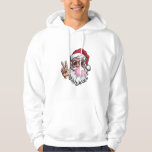 Retro Santa Christmas Blowing Bubble  Hoodie<br><div class="desc">Retro Kerstman Blowing Bubble  Vrolijk Kerstfeest Grappige Kerstman met Zonnebril Xmas Vakantie</div>