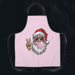 Retro Santa Christmas Blowing Bubble Schort<br><div class="desc">Retro Kerstman Blowing Bubble Vrolijk Kerstfeest Grappige Kerstman met Zonnebril Xmas Vakantie</div>