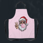 Retro Santa Christmas Blowing Bubble  Schort<br><div class="desc">Retro Kerstman Blowing Bubble  Vrolijk Kerstfeest Grappige Kerstman met Zonnebril Xmas Vakantie</div>