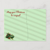 Retro Santa Christmas Briefkaarten (Achterkant)