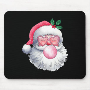  Retro Santa Christmas Bubble Gum Pink Sung Muismat