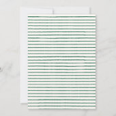 Retro Santa Christmas Party Whimsical Doodle Kaart (Achterkant)