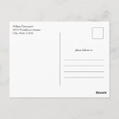 Retro Santa Classic Traditionele Kerstmis Briefkaart (Achterkant)