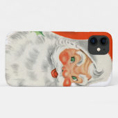 Retro Santa Claus Case-Mate iPhone Case (Achterkant (horizontaal))