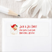 Retro Santa Claus Etiket (Insitu)