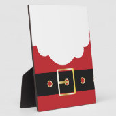 retro santa claus fotoplaat (Zijkant)