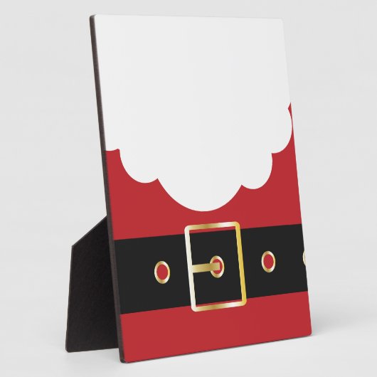 retro santa claus fotoplaat (Zijkant)