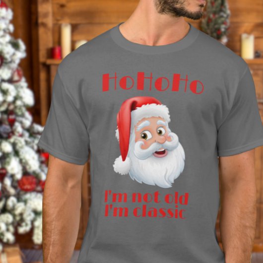 Retro Santa Claus Hohoho Ik ben niet oud Ik ben Cl T-shirt