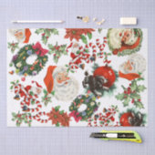 Retro Santa Claus Holiday Gift Tissuepapier (Craft)