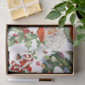 Retro Santa Claus Holiday Gift Tissuepapier (Geschenk)