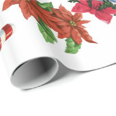 Retro Santa Claus Holiday Wrapping Paper Cadeaupapier (Rol Hoek)