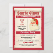 Retro Santa Claus kerstfeest  Kaart (Voorkant)