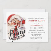 Retro Santa Claus kerstfeestdag Kaart (Voorkant)