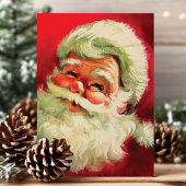  Retro Santa Claus kerstmis Feestdagen Kaart
