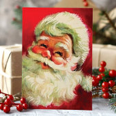  Retro Santa Claus kerstmis Feestdagen Kaart