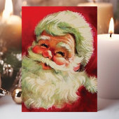  Retro Santa Claus kerstmis Feestdagen Kaart