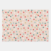 Retro Santa Claus Kerstmis Inpakpapier Vel (Voorkant 2)