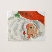  Retro Santa Claus Legpuzzel (Horizontaal)