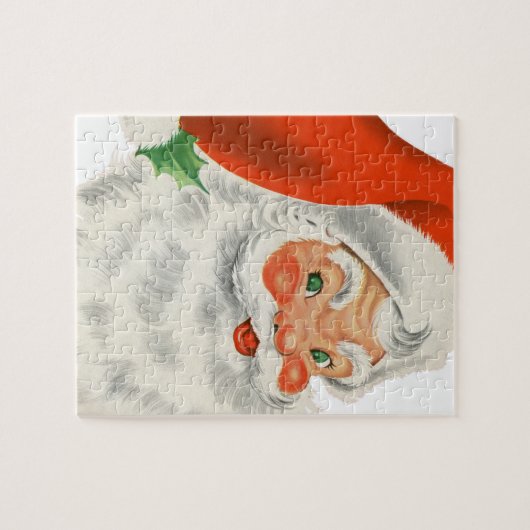  Retro Santa Claus Legpuzzel (Horizontaal)