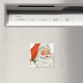 Retro Santa Claus Magneet (Insitu (Vaatwasser))