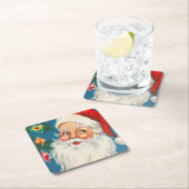 Retro Santa Claus met Onderzetter voor kerstversie (Insitu)