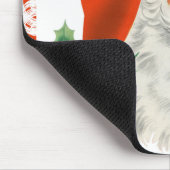 Retro Santa Claus Muismat (Hoek)