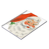 Retro Santa Claus Notitieboek (Linkerzijde)