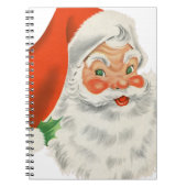 Retro Santa Claus Notitieboek (Voorkant)