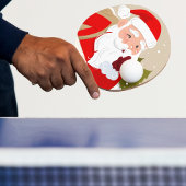 Retro Santa Claus Ping Pong Paddle Tafeltennisbatje