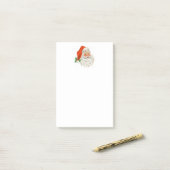 Retro Santa Claus Post-it® Notes (Op bureau)