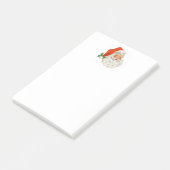 Retro Santa Claus Post-it® Notes (Schuin)