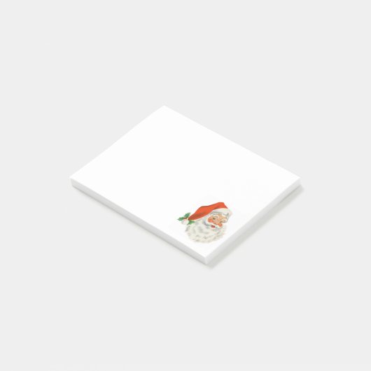 Retro Santa Claus Post-it® Notes (Schuin)
