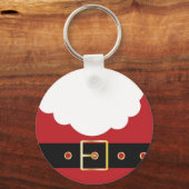 retro santa claus sleutelhanger (Voorkant)