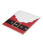 retro santa claus tegeltje (Zijkant)