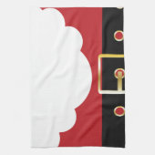 retro santa claus theedoek (Verticaal)