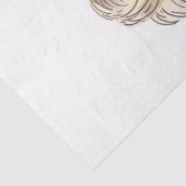 Retro Santa Clause kerstontkoppeling Tissuepapier (Detail)