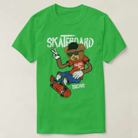 Retro Santa Cruz Beer Skateboarding Street T-shirt (Design voorkant)