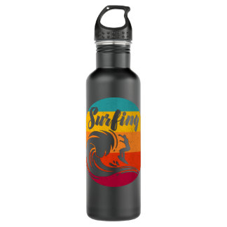 Retro  Santa Cruz Beer Surfred Summer Beach Waterfles