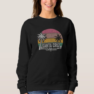 Retro Santa Cruz California Beach Sunset Trui