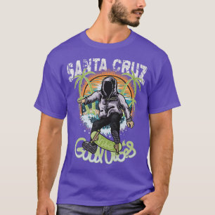 Retro Santa Cruz Good Vibes Skateboarding T-shirt